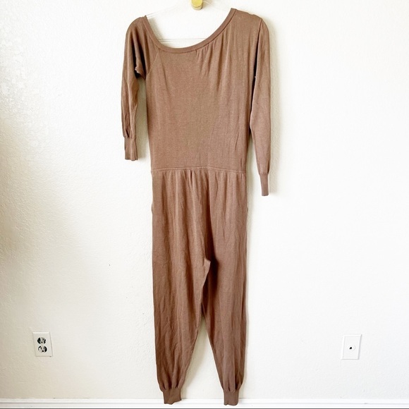 MAJORELLE Tan One-Shoulder Jumpsuit - Picture 9 of 14